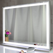 Hollywood LED Makeup Mirror with Smart Touch Control and 3 Colors Dimmable Light (72 x 56 cm) V178-89999