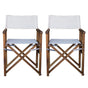 Set of 2 director chairs V179-QF-DIR-2