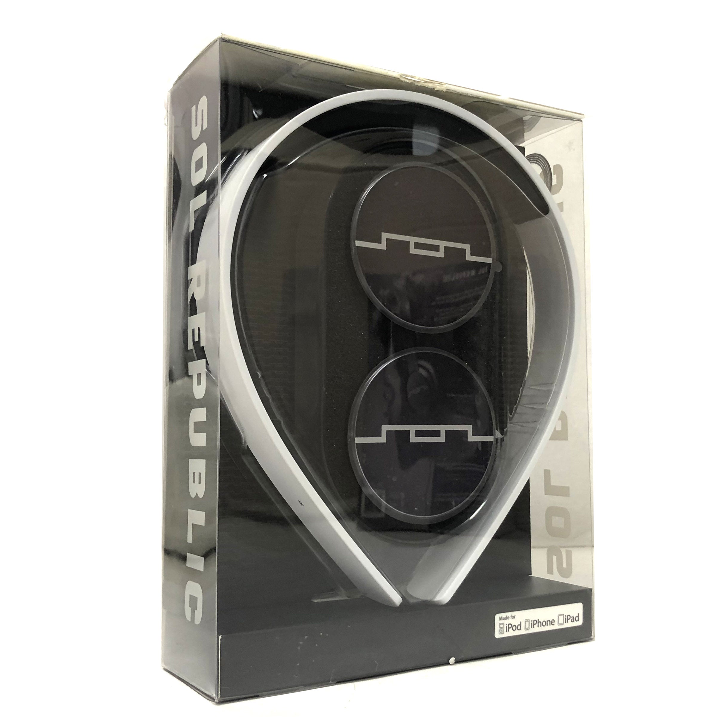 SOL Republic Tracks White On-Ear Headphones Wired SOL Sound Engine V185-1211-02