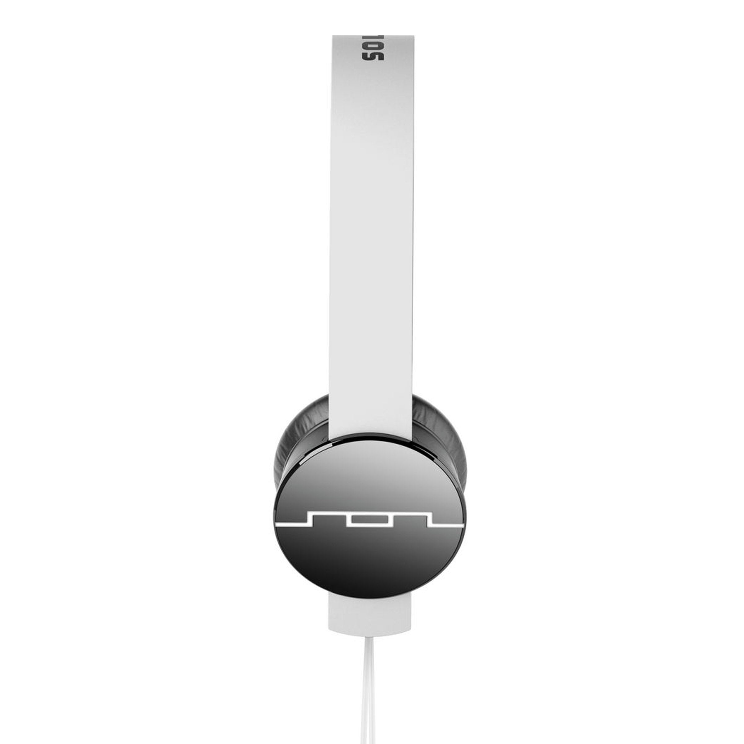 SOL Republic Tracks White On-Ear Headphones Wired SOL Sound Engine V185-1211-02