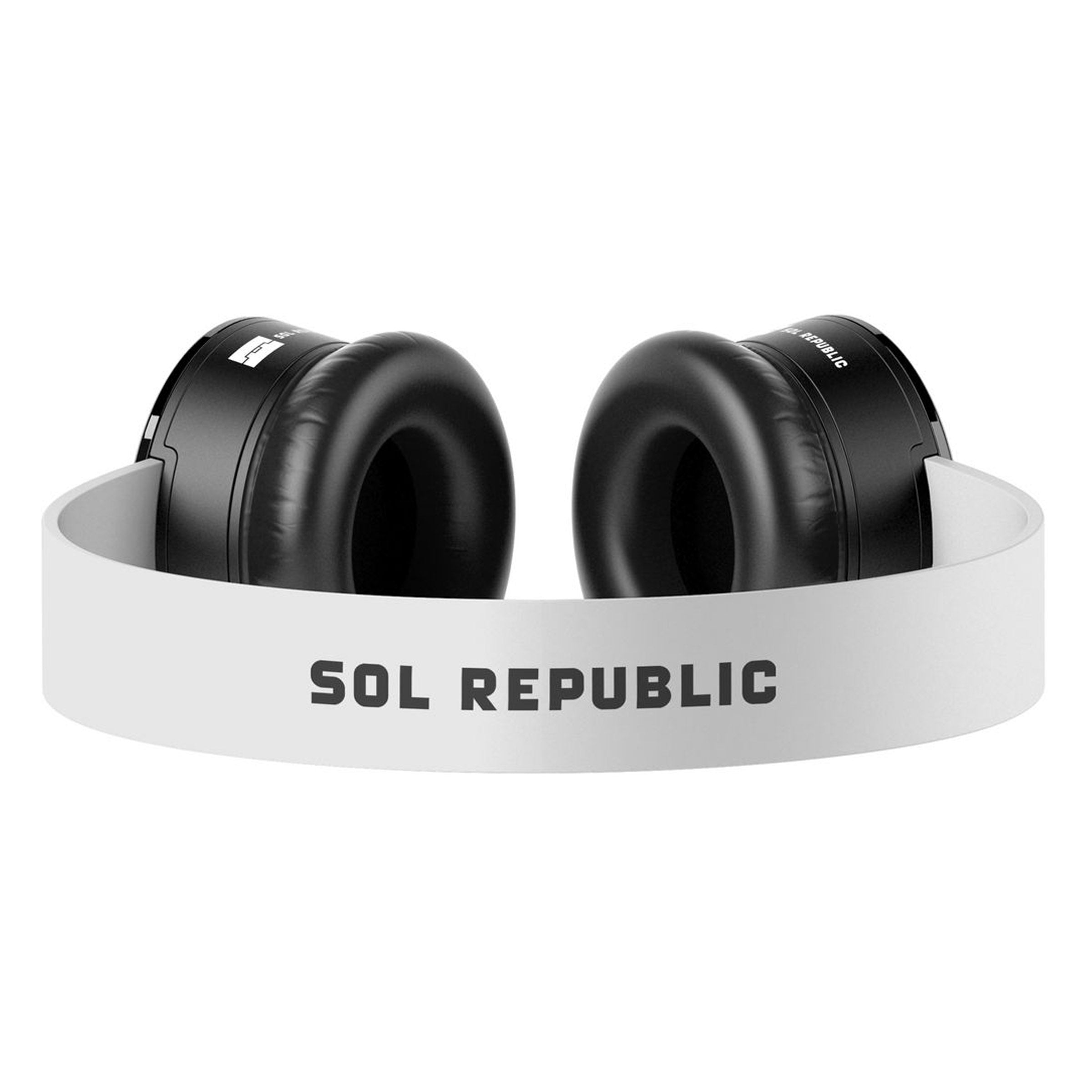 SOL Republic Tracks White On-Ear Headphones Wired SOL Sound Engine V185-1211-02