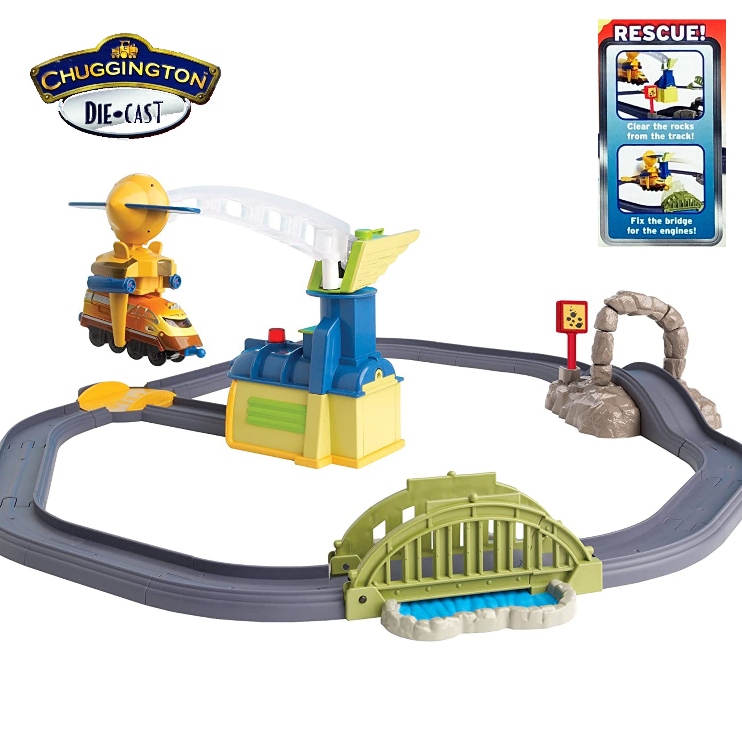 Chuggington Die Cast Train Action Chugger to the Rescue Track Playset V185-54209