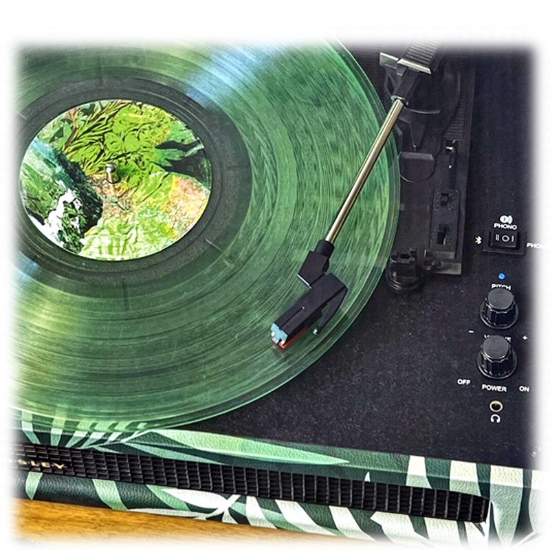 Crosley Voyager Turntable Record Player 3 Speed Bluetooth Tropical Fern Green V185-8017BO