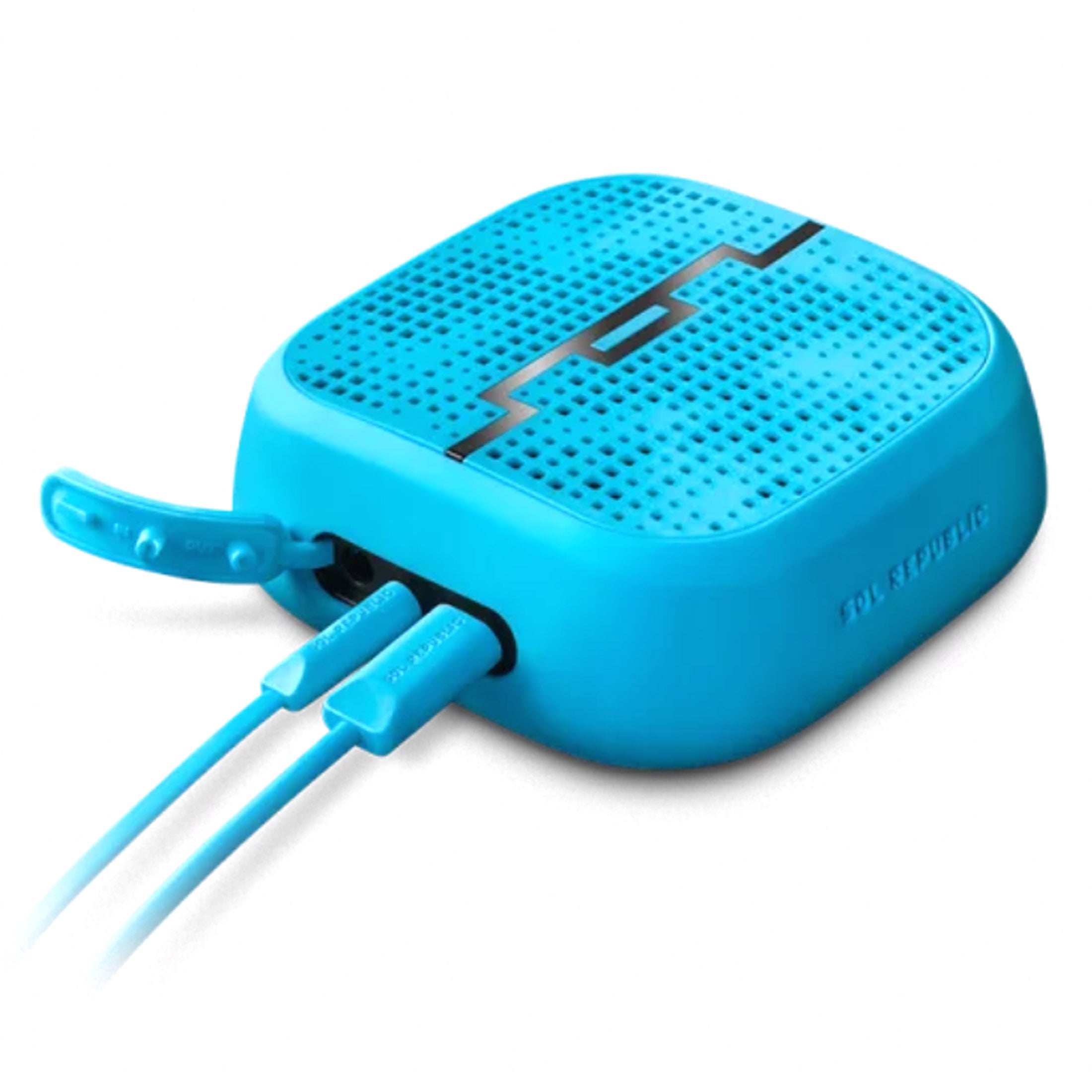 SOL Republic 9cm Punk Portable Bike Pocket Shower Bluetooth Speaker/Aux Blue V185-BLU151036