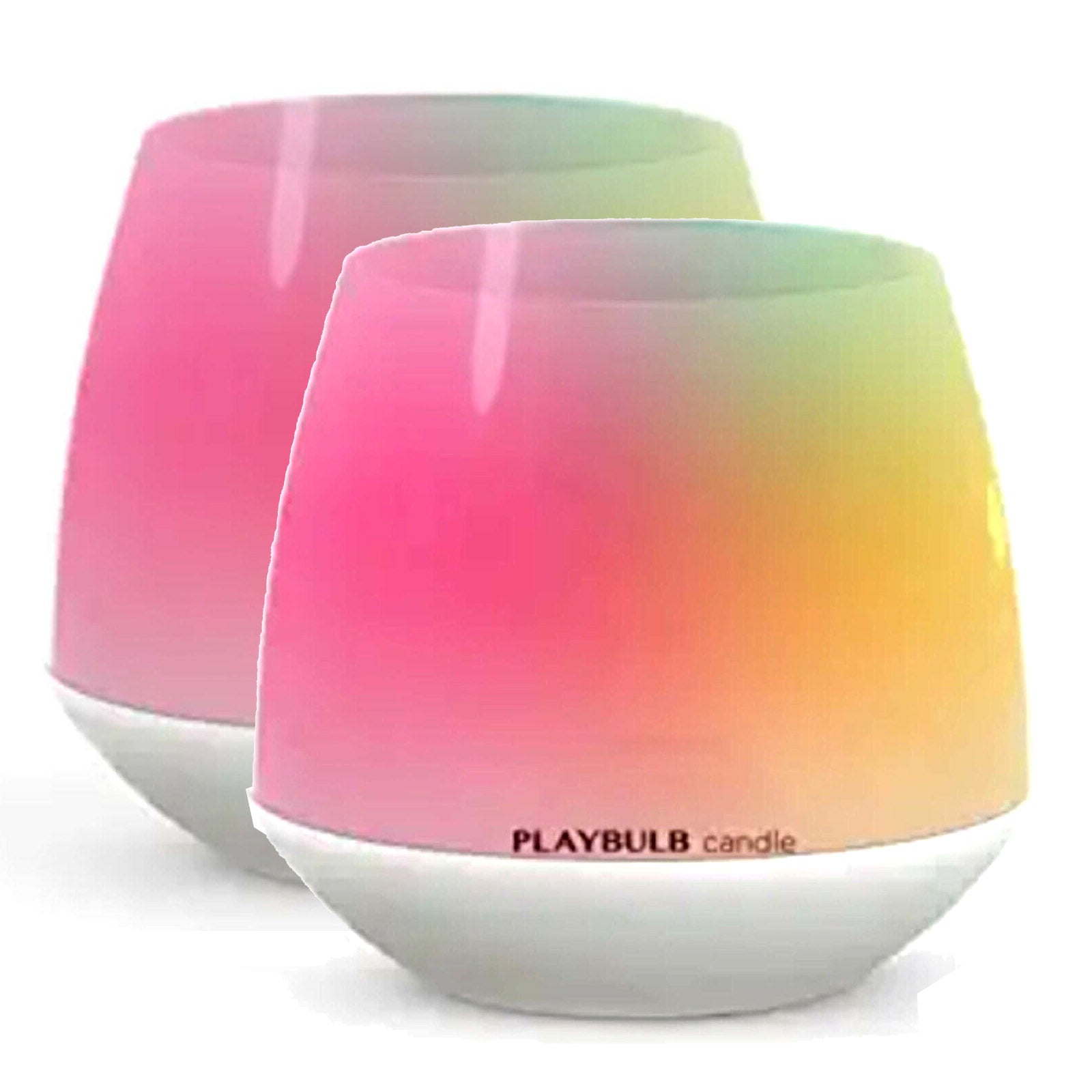 Twin Pack MIPOW PlayBulb LED Flameless Candle Night Light App Control Wedding Party V185-BTL300WT2