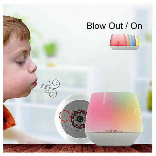 Twin Pack MIPOW PlayBulb LED Flameless Candle Night Light App Control Wedding Party V185-BTL300WT2