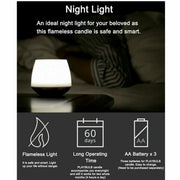 Twin Pack MIPOW PlayBulb LED Flameless Candle Night Light App Control Wedding Party V185-BTL300WT2