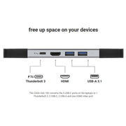 Adam Elements CASA HUB 10E SUPER DOCK USB-C TB3 8K HDMI Macbook Laptop V185-CASA10EGREY