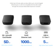 Adam Elements CASA HUB 10E SUPER DOCK USB-C TB3 8K HDMI Macbook Laptop V185-CASA10EGREY