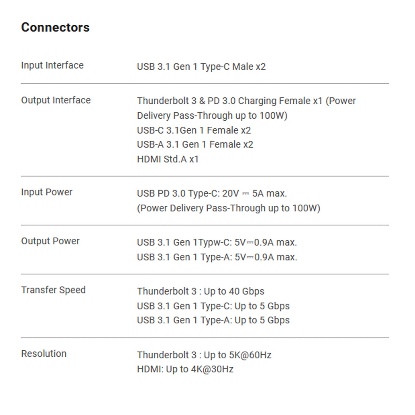 Adam Elements CASA HUB 10E SUPER DOCK USB-C TB3 8K HDMI Macbook Laptop V185-CASA10EGREY