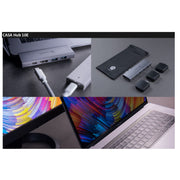 Adam Elements CASA HUB 10E SUPER DOCK USB-C TB3 8K HDMI Macbook Laptop V185-CASA10EGREY
