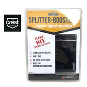 Crest UHF VHF Digital TV Signal Splitter Distributor 2 Outputs V185-CODA8212