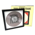 Crosley LP Vinyl Record Wall Display Wood Frame - Black V185-CR1006