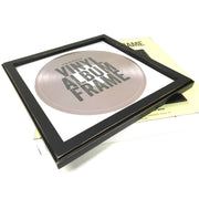 Crosley LP Vinyl Record Wall Display Wood Frame - Black V185-CR1006