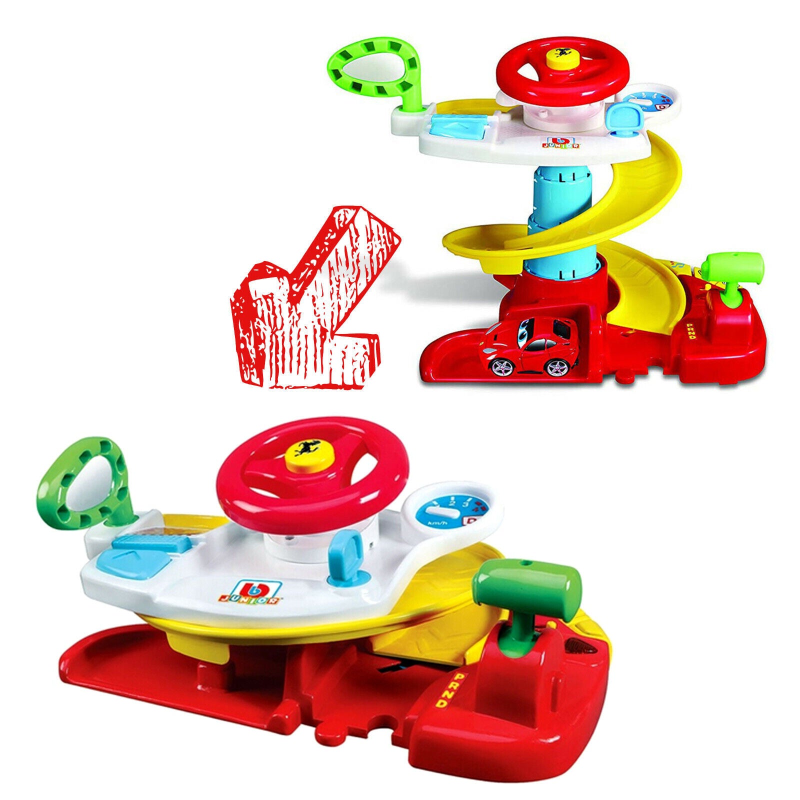 BB Junior Ferrari Dash 2 in 1 Driving Tower with Car V185-DASHNDRIVE