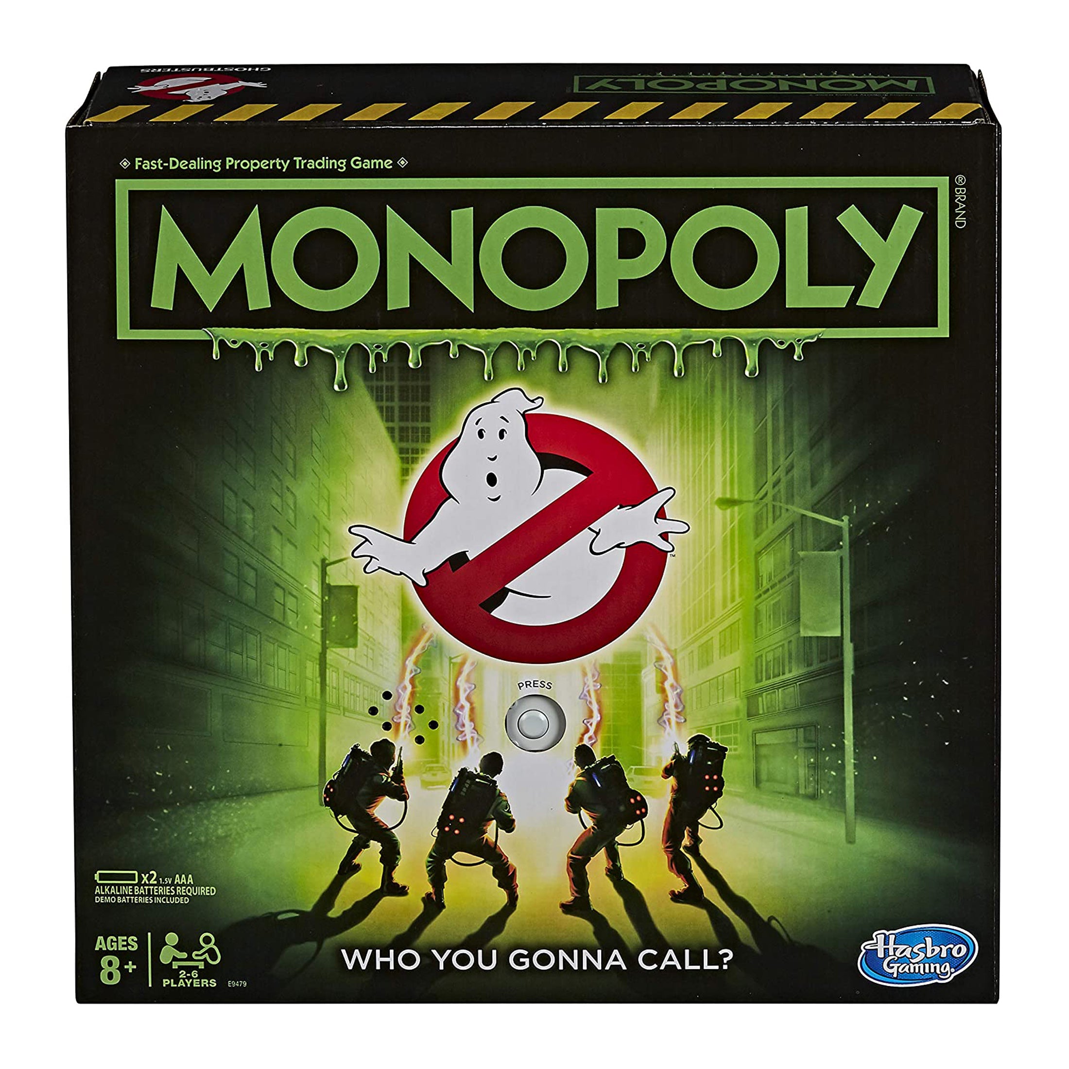 Ghostbusters Edition Board Game with Sound Effect - Who you gonna Call ? V185-E9479
