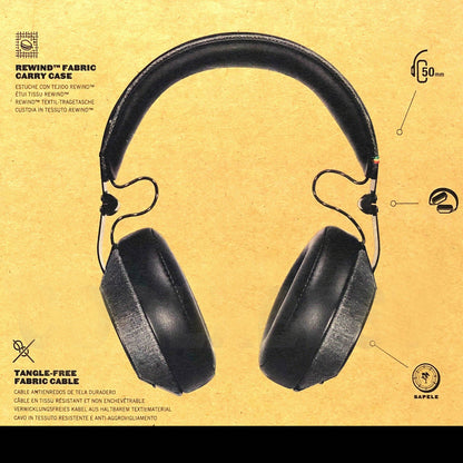 House of Marley Liberate XL Premium Over-Ear Headphones Wired V185-FH033MI