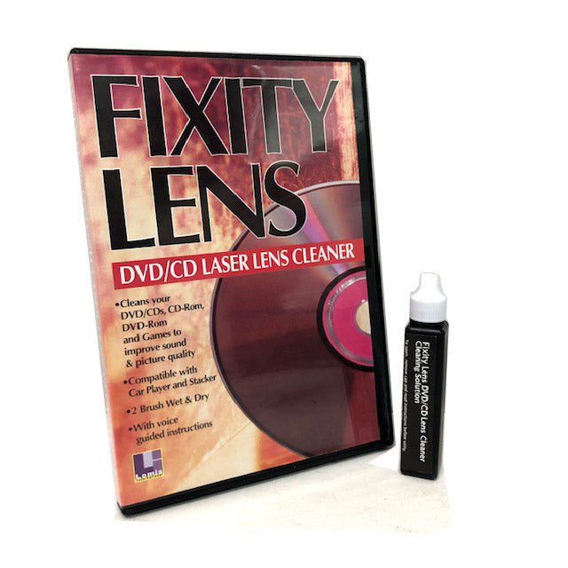 Lomis Fixity Lens Pro Care Lens Cleaner DVD Game CD Stacker Compatible V185-FLCC01