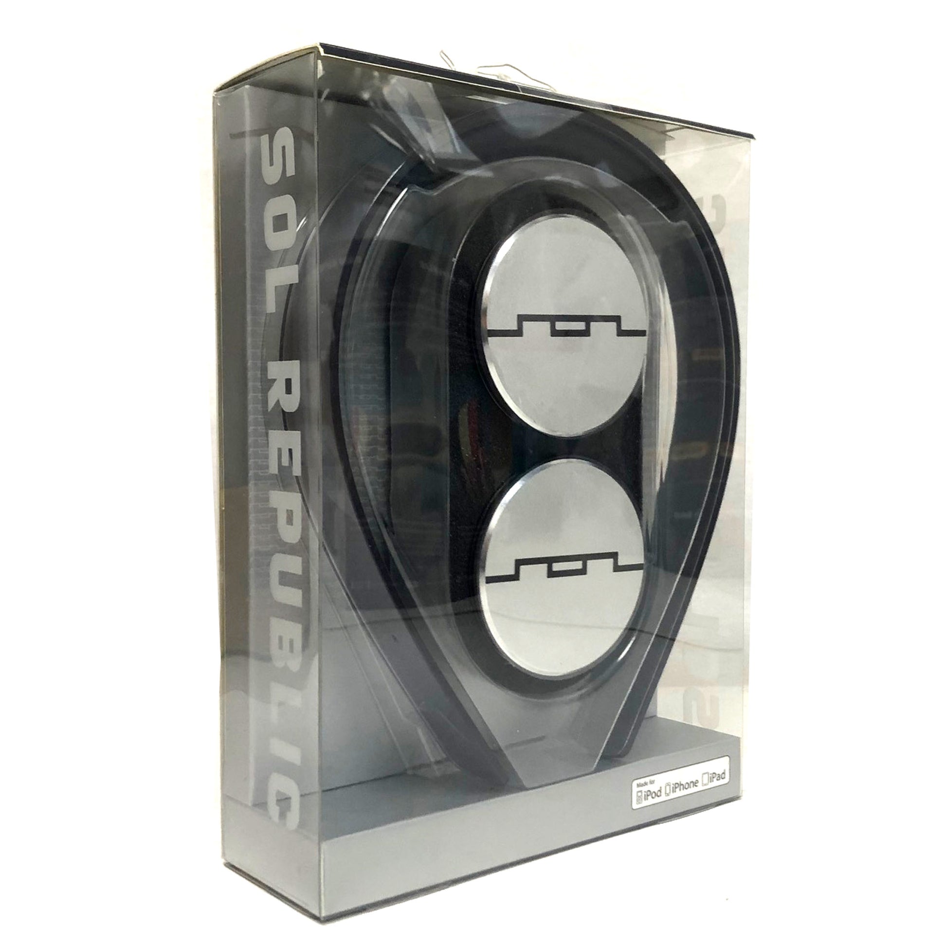 SOL Republic Tracks HD High Def V10 Headphones On Ear Wired Silver Grey V185-GRY124104