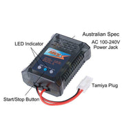 GT Power N802 NiMH NiCd Quick Battery AC Charger RC Hobby 2Amp Tamiya V185-GTN802TAM
