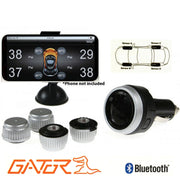 Gator DIY BT Wireless Car Tyre Pressure Monitor Monitoring System App Control TPM iOS V185-GTPMS4BT