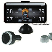 Gator DIY BT Wireless Car Tyre Pressure Monitor Monitoring System App Control TPM iOS V185-GTPMS4BT
