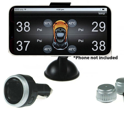 Gator DIY BT Wireless Car Tyre Pressure Monitor Monitoring System App Control TPM iOS V185-GTPMS4BT