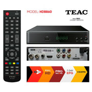 New Teac Full HD Digital TV Set Top Box DVB-T HDMI USB Recording V185-HDB860