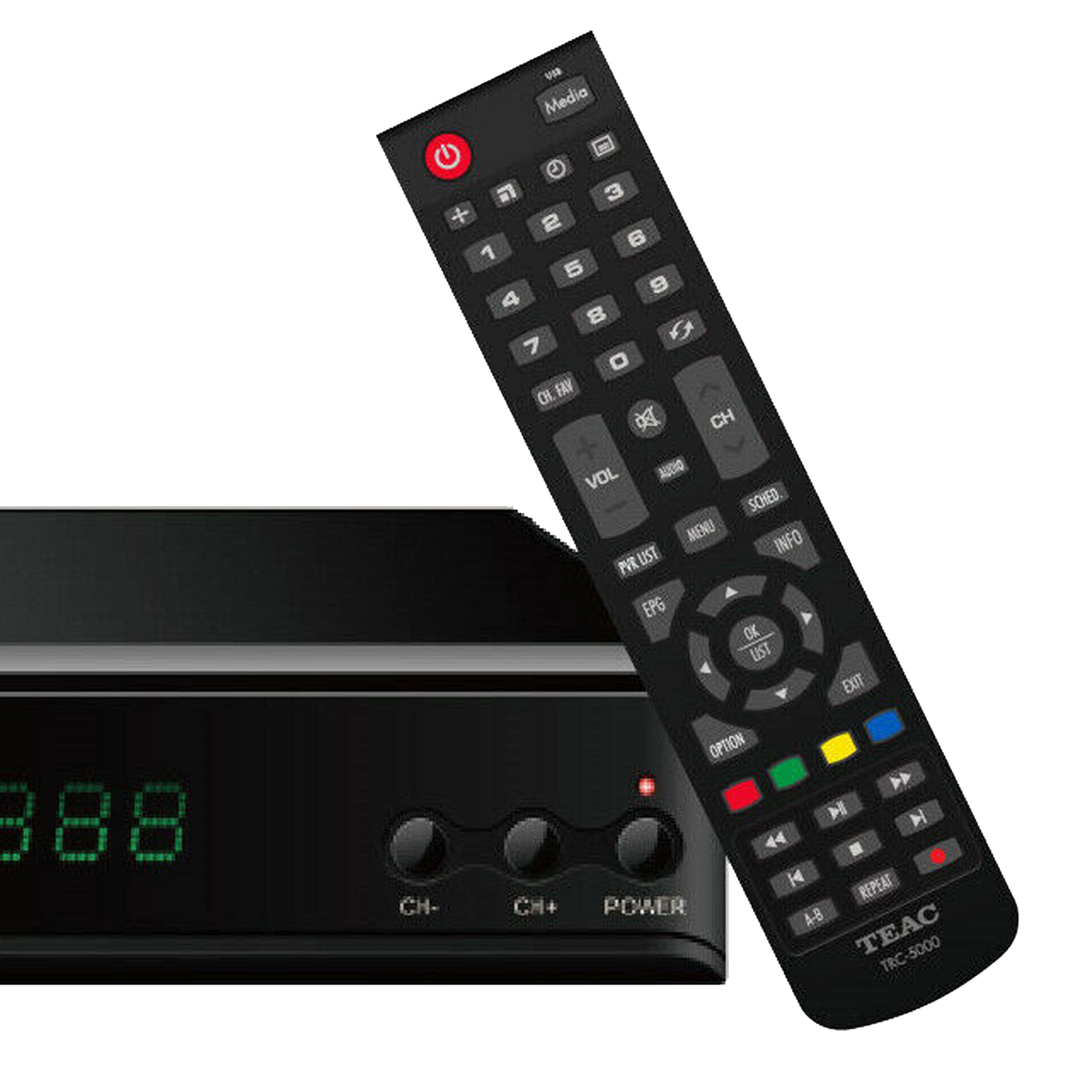 New Teac Full HD Digital TV Set Top Box DVB-T HDMI USB Recording V185-HDB860