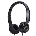 Black Holysmoke Motif On Ear Foldable Headphones V185-HPMTBK
