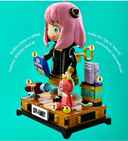 Kalos 31cm Anya Forger Face Changing Building Block Figure Spy X Family V185-KB33001