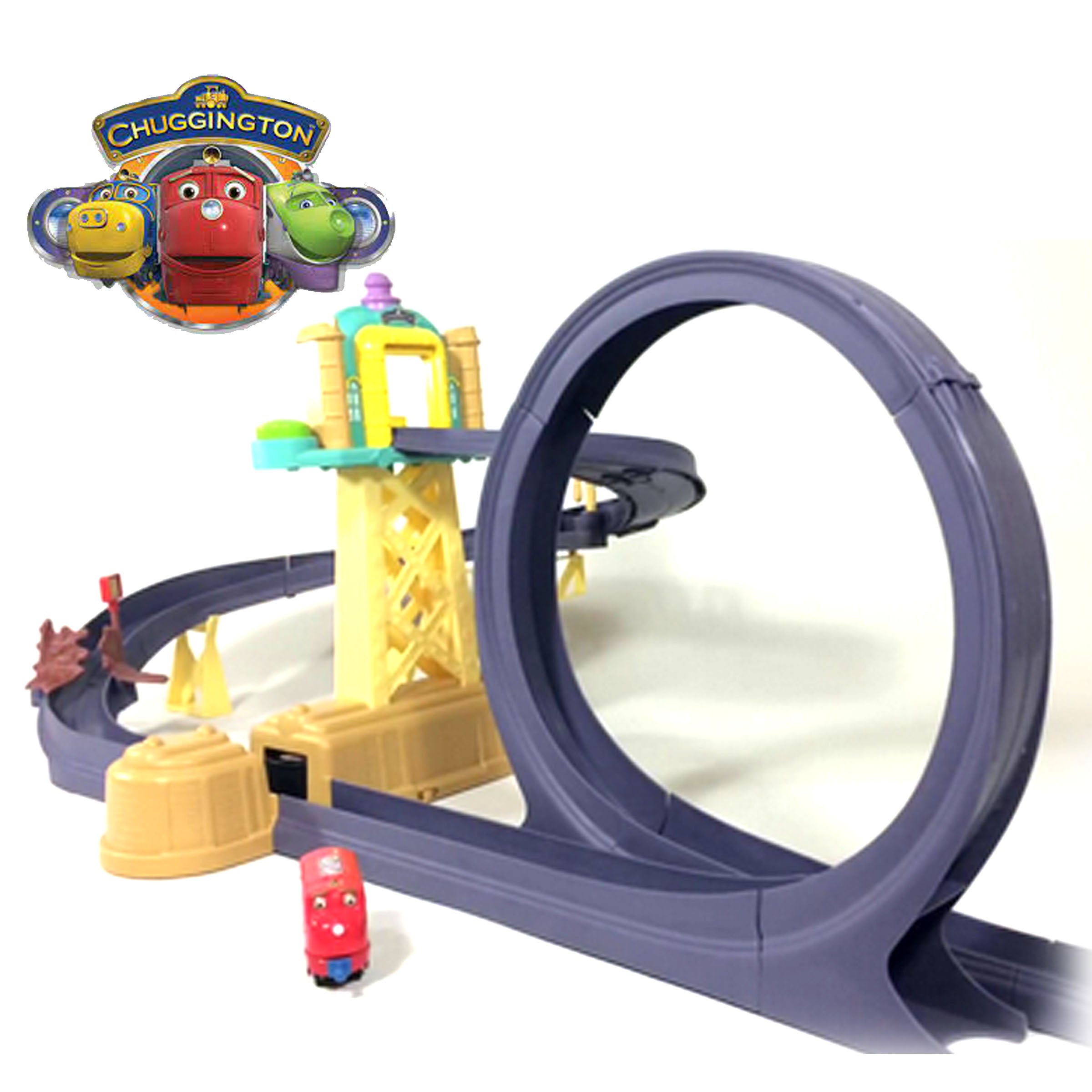 Chuggington Train Motorised Training Yard Loop Ready to Play Set with Diecast Wilson V185-LC54205