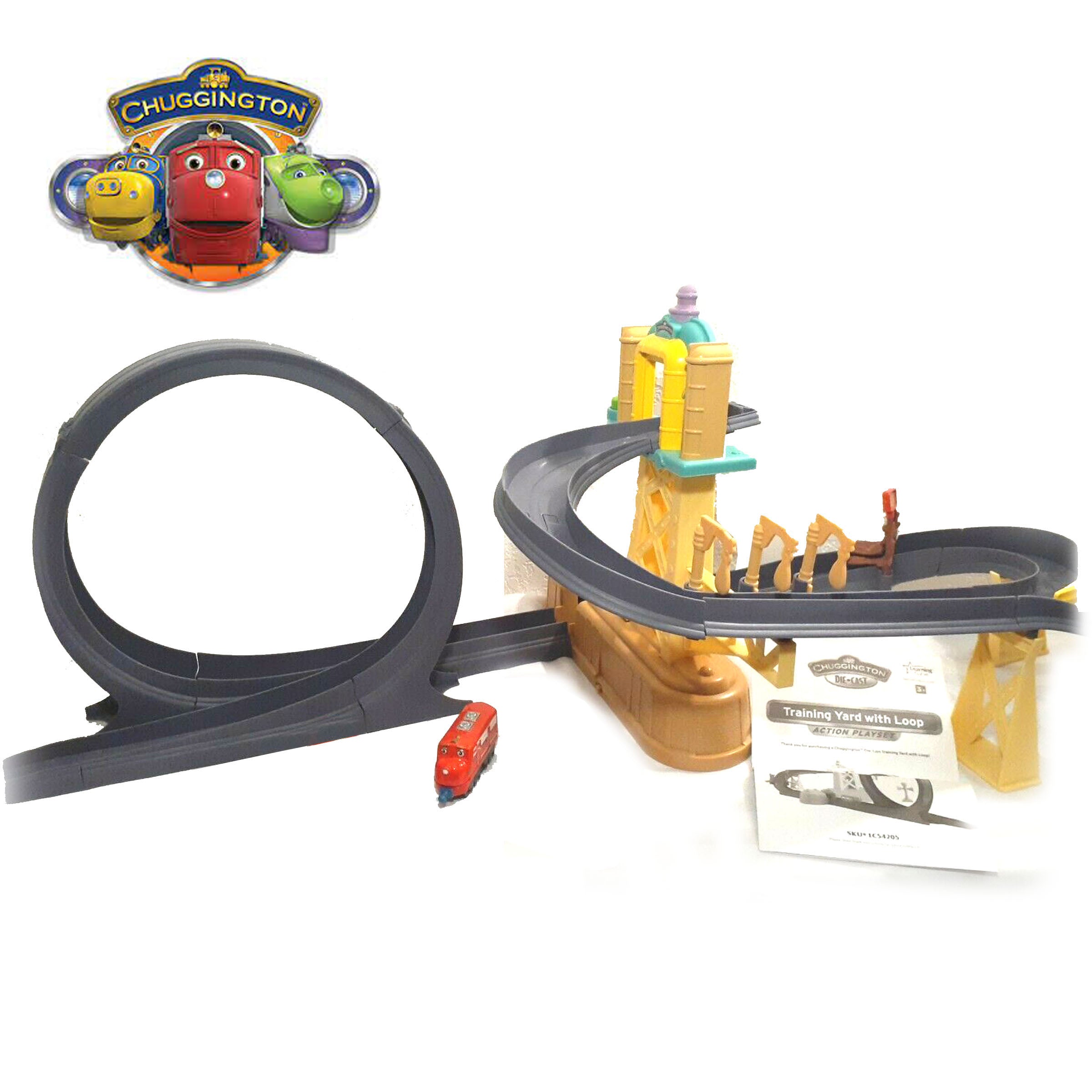Chuggington Train Motorised Training Yard Loop Ready to Play Set with Diecast Wilson V185-LC54205