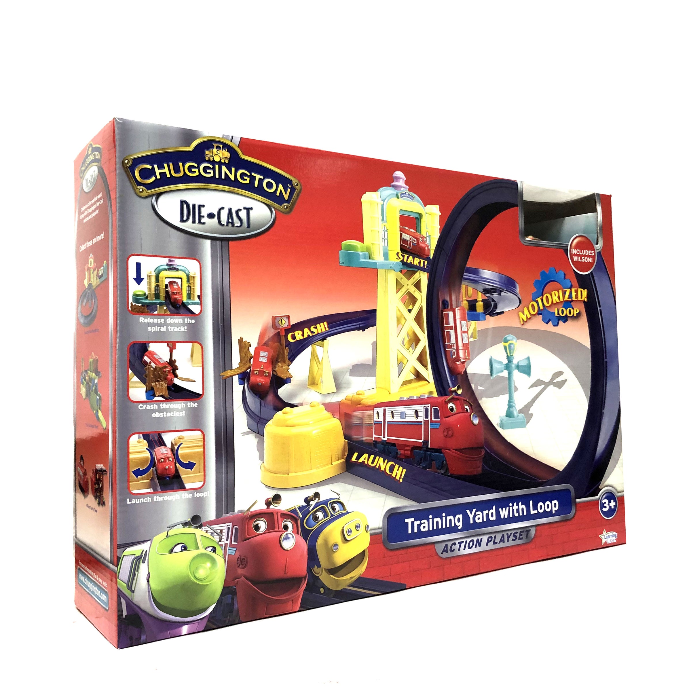 Chuggington Train Motorised Training Yard Loop Ready to Play Set with Diecast Wilson V185-LC54205