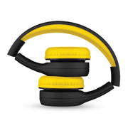 LilGadgets Connect + Childrens Kids Wired Headphones Black Yellow V185-LGCS08BY
