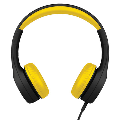 LilGadgets Connect + Childrens Kids Wired Headphones Black Yellow V185-LGCS08BY
