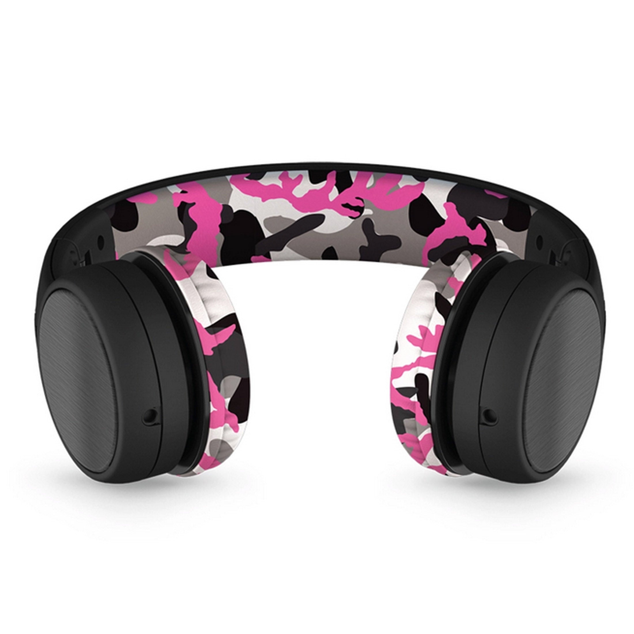 LilGadgets Connect + Childrens Kids Wired Headphones Pink Camo V185-LGCS09PC