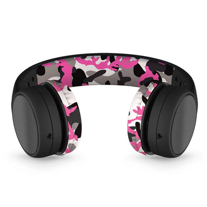 LilGadgets Connect + Childrens Kids Wired Headphones Pink Camo V185-LGCS09PC