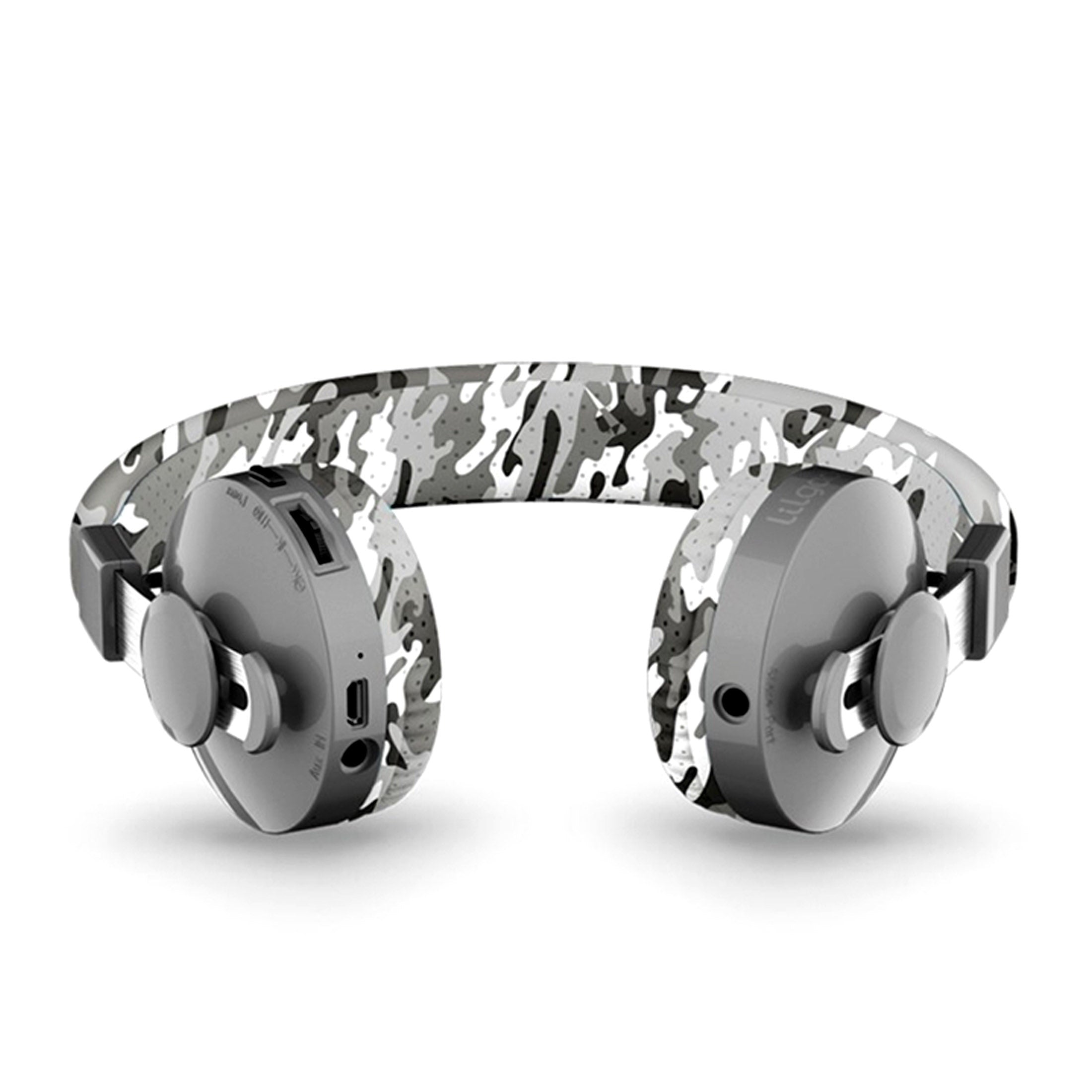LilGadgets Untangled Pro Premium Children's Wireless Headphones Snow Camo V185-LGUT07SC