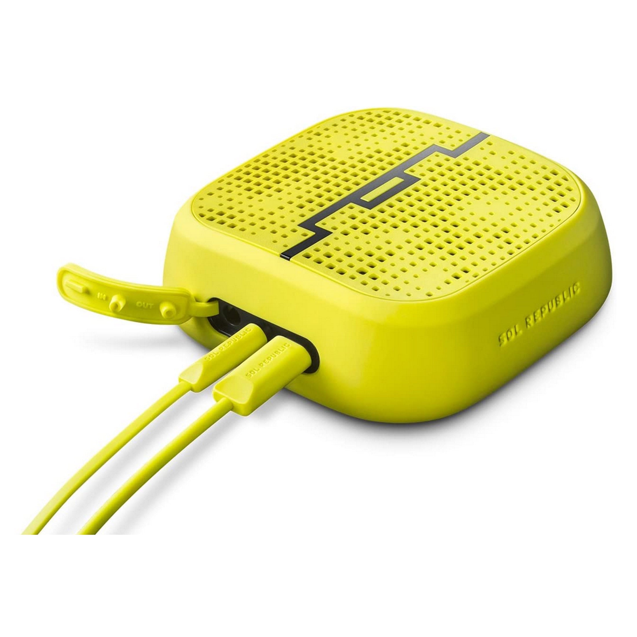 SOL Republic 9cm Punk Portable Bike Pocket Shower Bluetooth Speaker Lime V185-LM151030