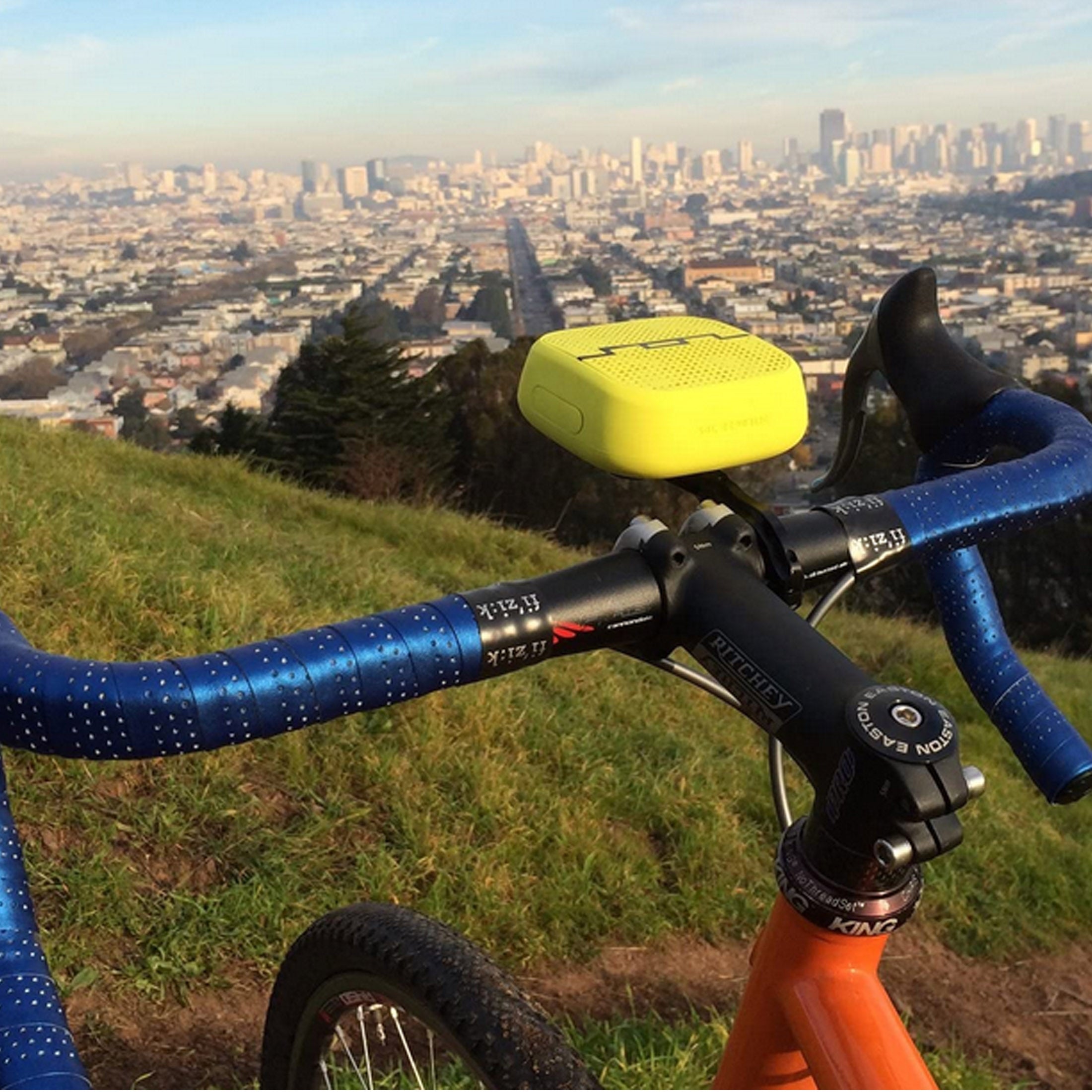 SOL Republic 9cm Punk Portable Bike Pocket Shower Bluetooth Speaker Lime V185-LM151030