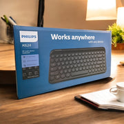 Philips Wireless Compact Keyboard BT 2.4Ghz Bluetooth Multi Device SPK6624 V185-SPK6624