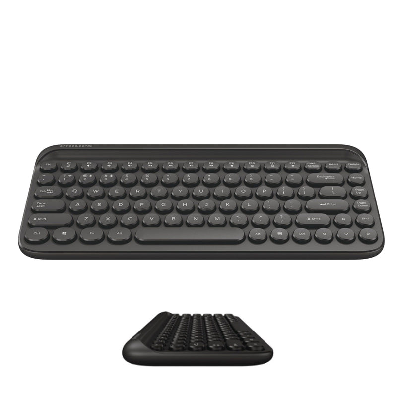 Philips Wireless Compact Keyboard BT 2.4Ghz Bluetooth Multi Device SPK6624 V185-SPK6624