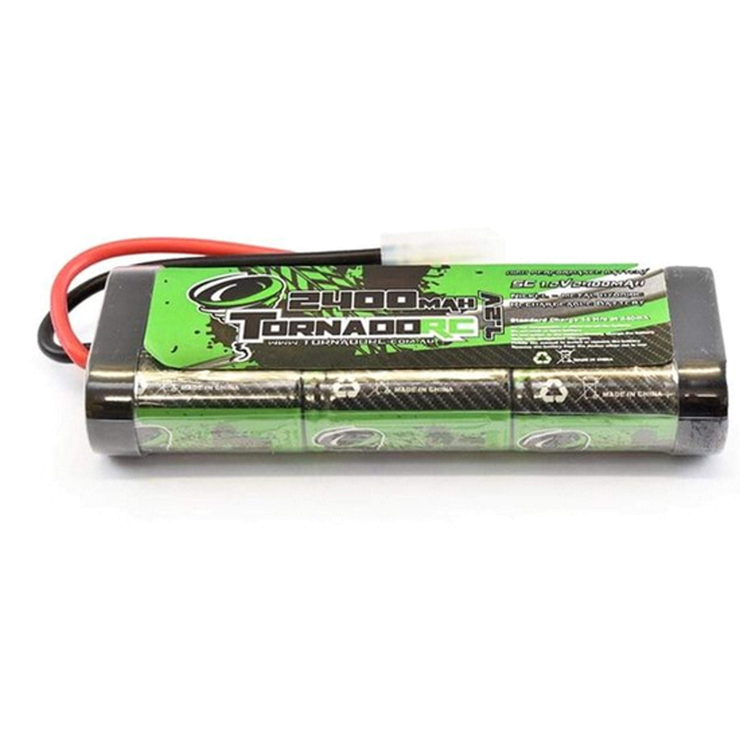 Tornado 7.2v 2400mah Stick Pack Battery For RC Radio Control Car - Tamiya Connector V185-TRC2400