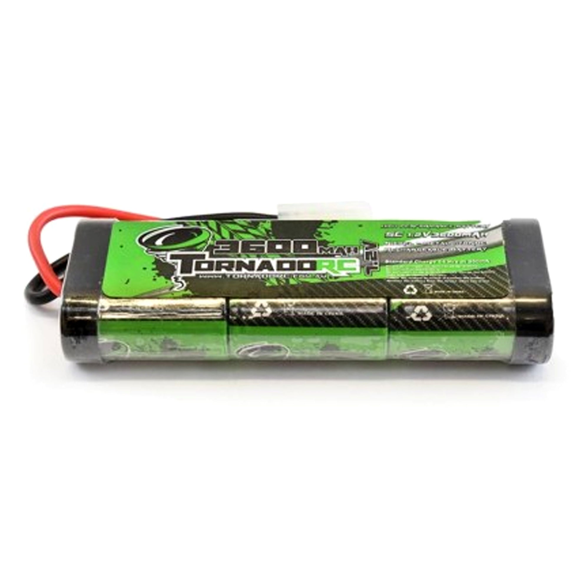 Tornado 7.2v 3600mah Stick Pack Battery For RC Radio Control Car - Tamiya Connector V185-TRC3600