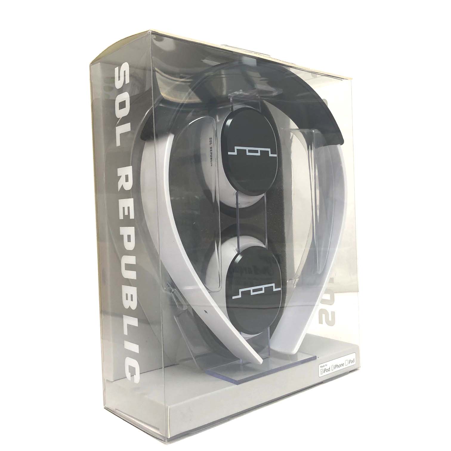 SOL Republic Master Tracks X3 Over-Ear Headphones Wired White V185-WHT1601-32