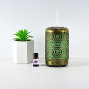 activiva 100ml Metal Essential Oil and Aroma Diffuser-Vintage Gold V186-ACA-AD-S1