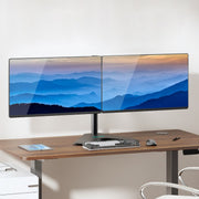 activiva Dual-Screen Articulating Monitor Arm with Free-Standing Desktop Base V186-ACA-BMA-DFS01K