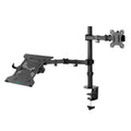activiva Dual-Screen Articulating Monitor Arm with Interchangeable Laptop Holder V186-ACA-BMA-DLH01K