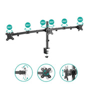activiva Triple-Screen Articulating Monitor Arm V186-ACA-BMA-TC01K